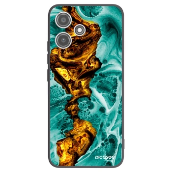 Picasee silikonowe czarne etui na Xiaomi Redmi 12 5G - Goldsky