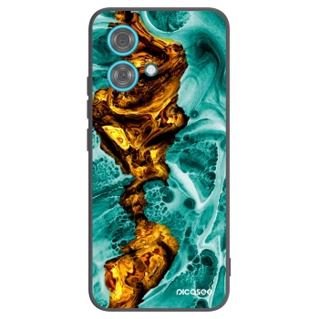 Picasee silikonowe czarne etui na Motorola Edge 40 Neo - Goldsky