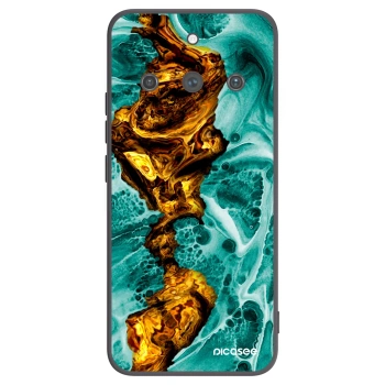 Picasee silikonowe czarne etui na Realme 11 Pro+ - Goldsky