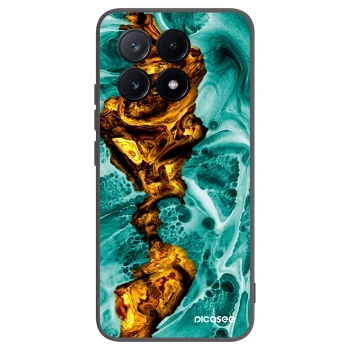 Picasee silikonowe czarne etui na Xiaomi Poco X6 Pro - Goldsky