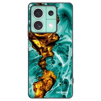 Picasee silikonowe czarne etui na Xiaomi Redmi Note 13 5G - Goldsky