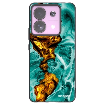 Picasee silikonowe czarne etui na Xiaomi Redmi Note 13 Pro 5G - Goldsky