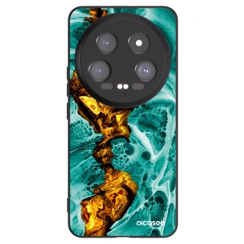 Picasee silikonowe czarne etui na Xiaomi 14 Ultra - Goldsky
