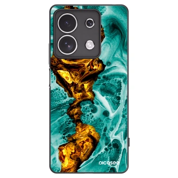 Picasee silikonowe czarne etui na Xiaomi Redmi Note 13 4G - Goldsky