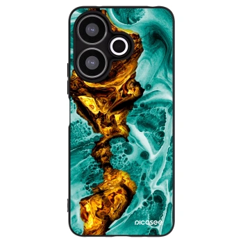 Picasee silikonowe czarne etui na Xiaomi Redmi 13 4G - Goldsky