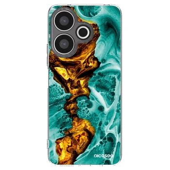Picasee silikonowe przeźroczyste etui na Xiaomi Redmi 13 4G - Goldsky