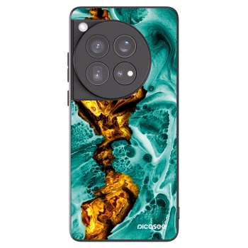 Picasee silikonowe czarne etui na OnePlus 12 5G - Goldsky