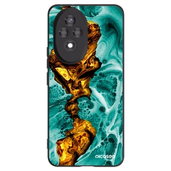 Picasee silikonowe czarne etui na Honor 200 Pro 5G - Goldsky