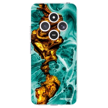 Picasee silikonowe przeźroczyste etui na Xiaomi Redmi 14C - Goldsky