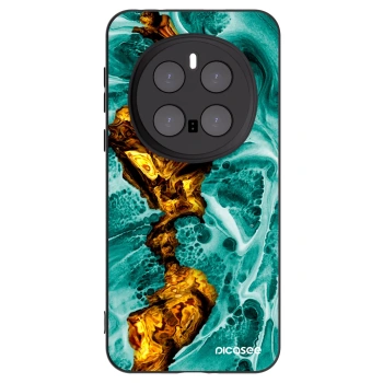 Picasee silikonowe czarne etui na Honor Magic7 Pro 5G - Goldsky
