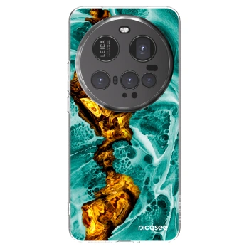 Picasee silikonowe przeźroczyste etui na Xiaomi 15 Ultra - Goldsky