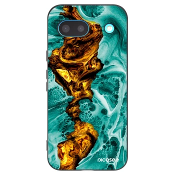 Picasee silikonowe czarne etui na Google Pixel 8a - Goldsky
