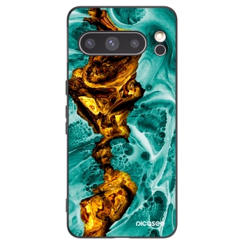 Picasee silikonowe czarne etui na Google Pixel 8 Pro - Goldsky
