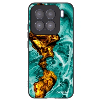 Picasee silikonowe czarne etui na Xiaomi 15 - Goldsky