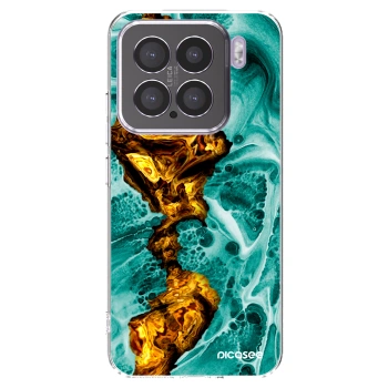 Picasee silikonowe przeźroczyste etui na Xiaomi 15 - Goldsky