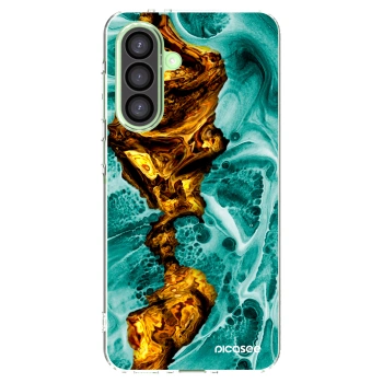 Picasee silikonowe przeźroczyste etui na Samsung Galaxy A26 5G A266B - Goldsky