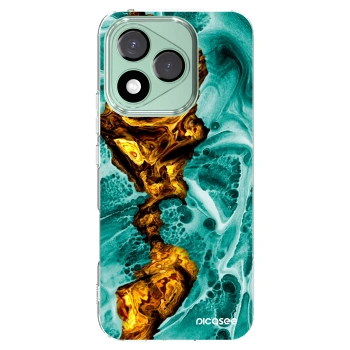 Picasee silikonowe przeźroczyste etui na Honor 400 Lite 5G - Goldsky