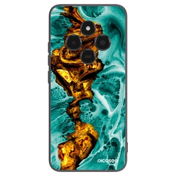 Picasee silikonowe czarne etui na Xiaomi Poco C75 - Goldsky