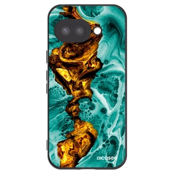 Picasee silikonowe czarne etui na Google Pixel 9a - Goldsky