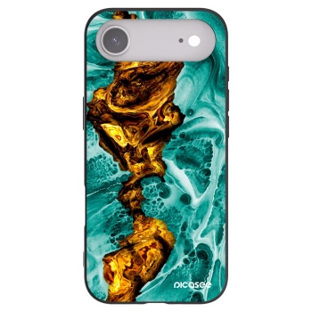 Picasee silikonowe czarne etui na Apple iPhone Air - Goldsky
