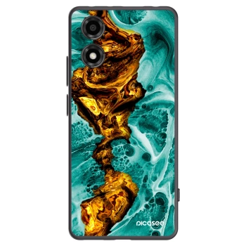 Picasee silikonowe czarne etui na Motorola Moto E14 - Goldsky