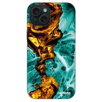 Picasee Fashion Case MagSafe na Apple iPhone 15 - Goldsky