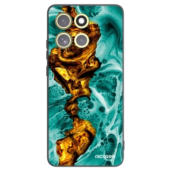 Picasee silikonowe czarne etui na Motorola Moto G86 5G - Goldsky