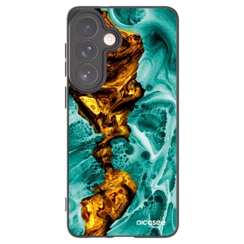 Picasee silikonowe czarne etui na Samsung Galaxy S26+ - Goldsky