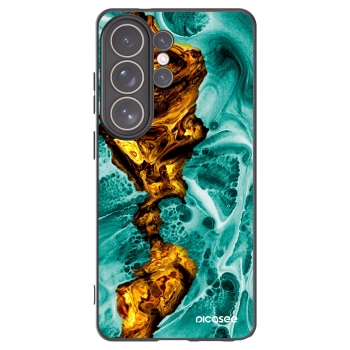 Picasee silikonowe czarne etui na Samsung Galaxy S26 Ultra - Goldsky