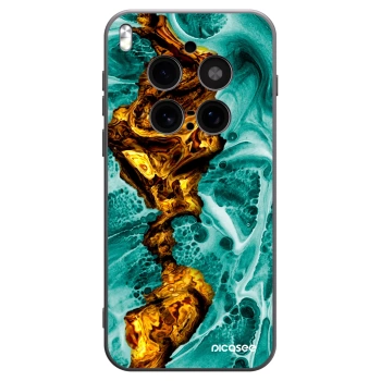 Picasee silikonowe czarne etui na Vivo X300 Pro - Goldsky