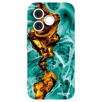 Picasee silikonowe czarne etui na Honor 600 Lite - Goldsky