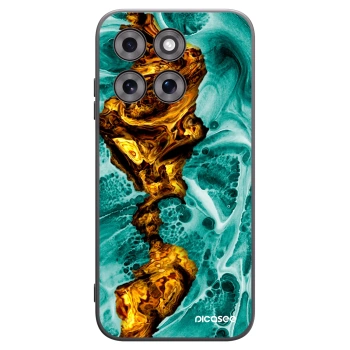 Picasee silikonowe czarne etui na Motorola Moto G77 - Goldsky