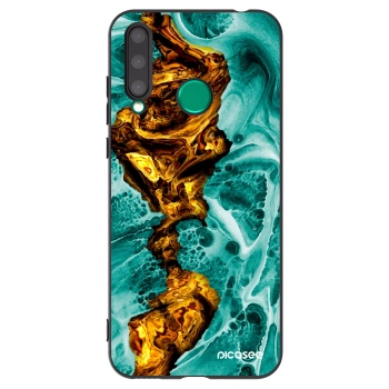 Picasee silikonowe czarne etui na Honor 20 Lite - Goldsky