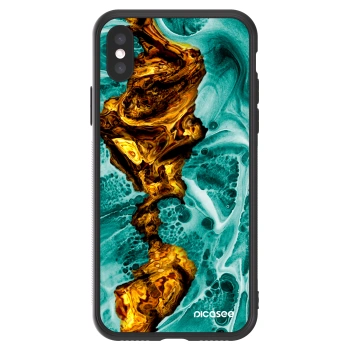 Picasee ULTIMATE CASE na Apple iPhone X/XS - Goldsky