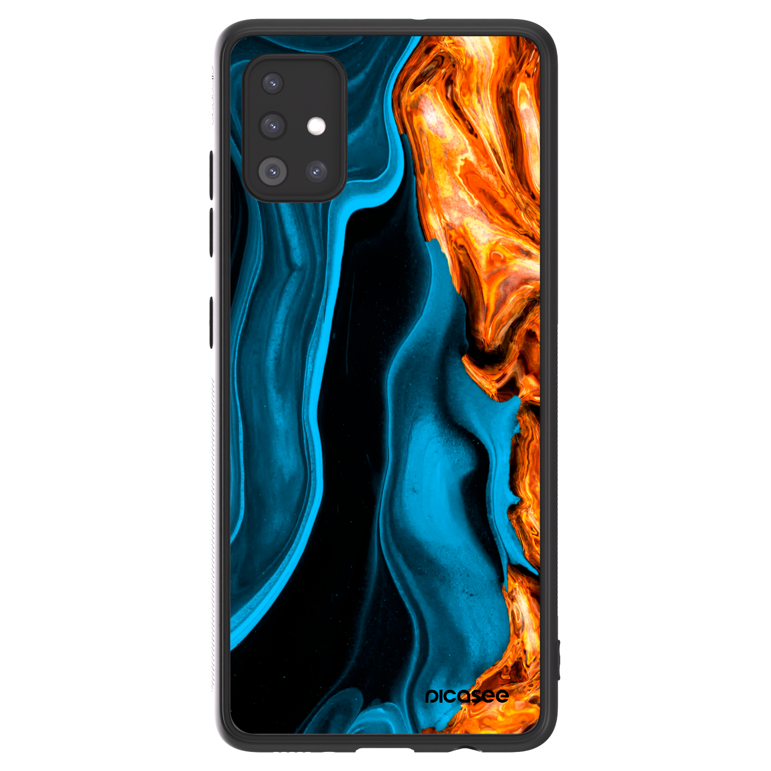Picasee ULTIMATE CASE na Samsung Galaxy A51 A515F - Gold blue
