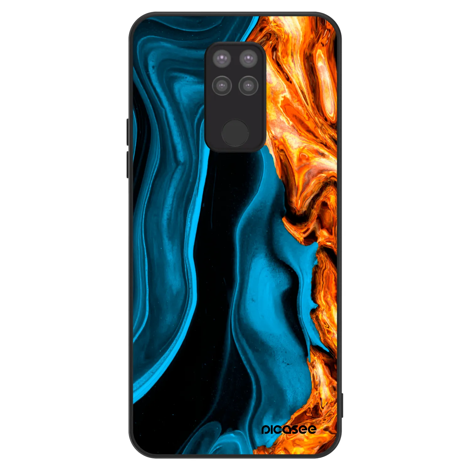 Picasee ULTIMATE CASE na Xiaomi Redmi Note 9 - Gold blue