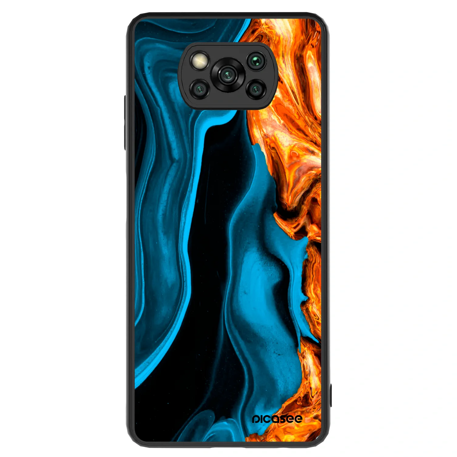 Picasee ULTIMATE CASE na Xiaomi Poco X3 - Gold blue