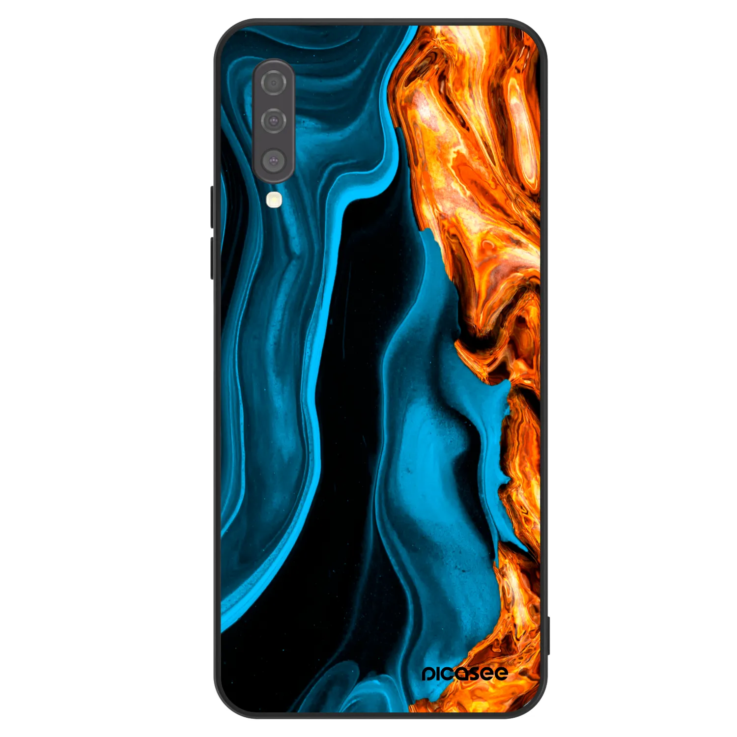 Picasee ULTIMATE CASE na Samsung Galaxy A50 A505F - Gold blue