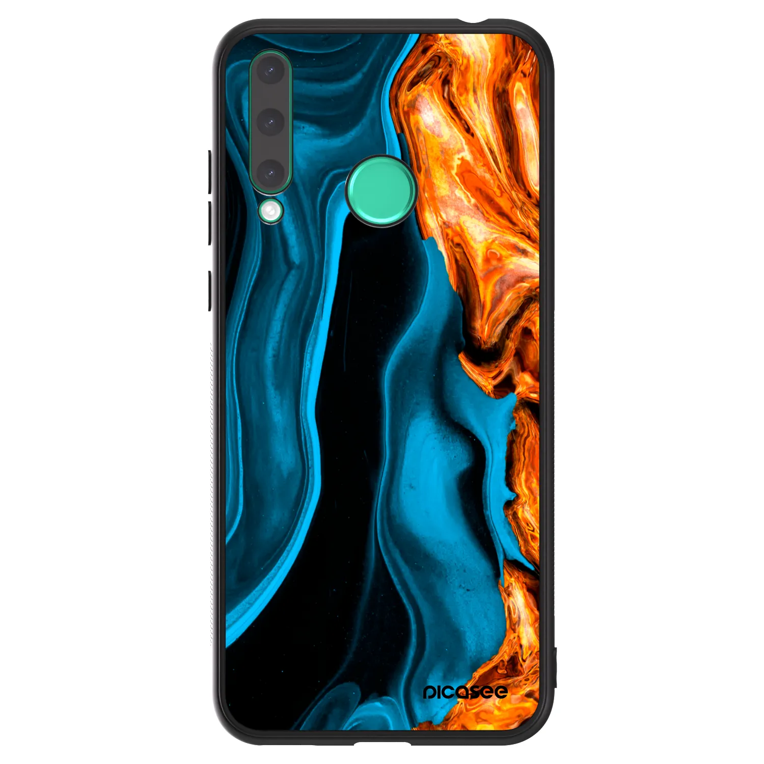 Picasee ULTIMATE CASE na Honor 20 Lite - Gold blue
