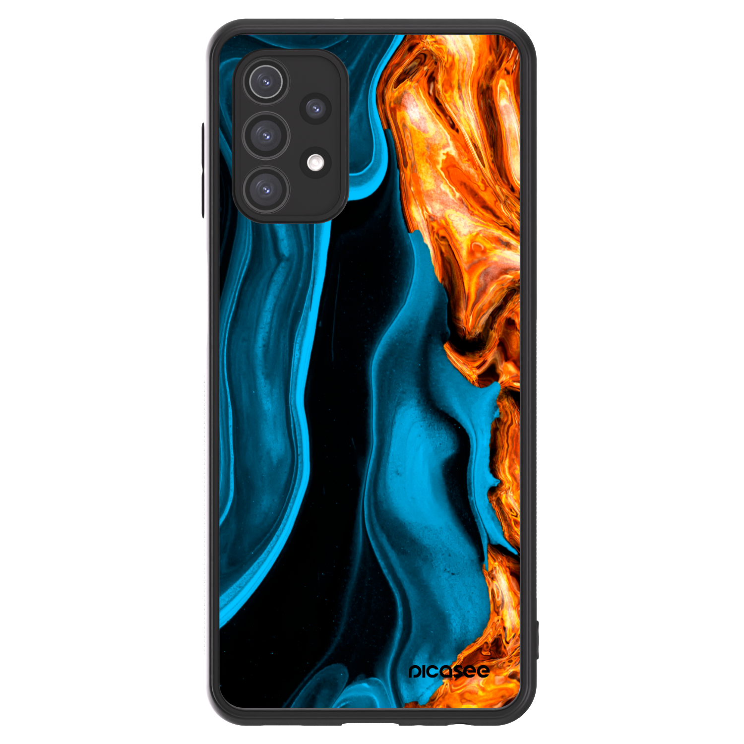 Picasee ULTIMATE CASE na Samsung Galaxy A32 5G A326B - Gold blue