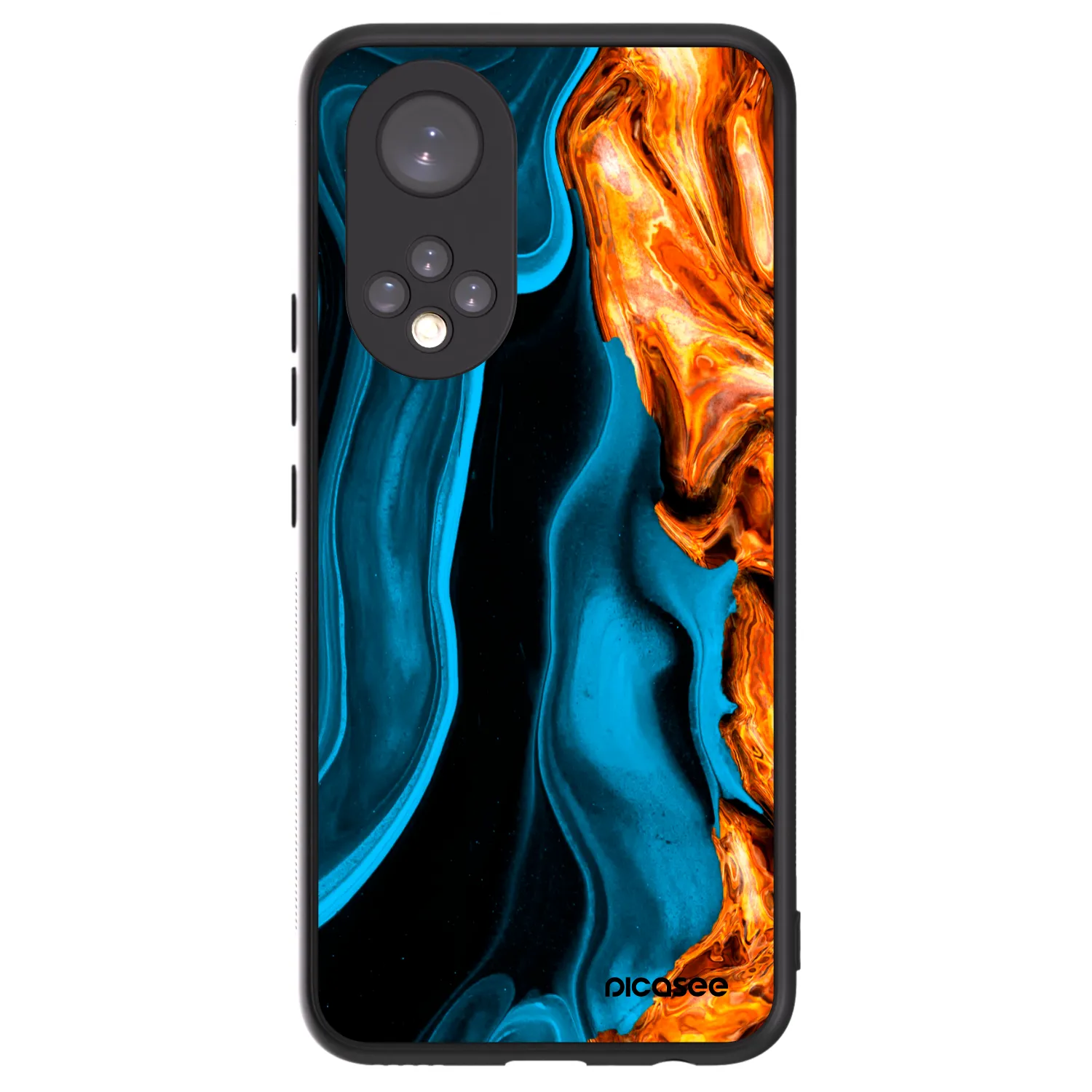 Picasee ULTIMATE CASE na Honor 50 5G - Gold blue