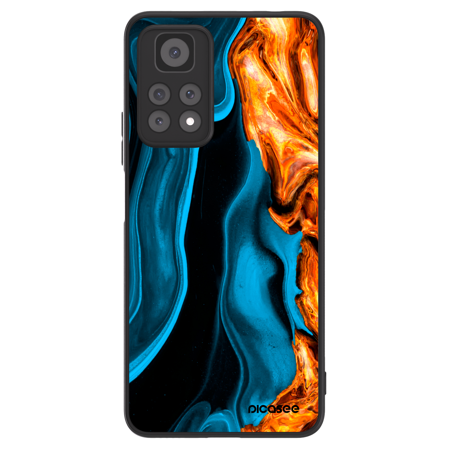Picasee ULTIMATE CASE na Xiaomi Redmi Note 11 Pro 5G - Gold blue