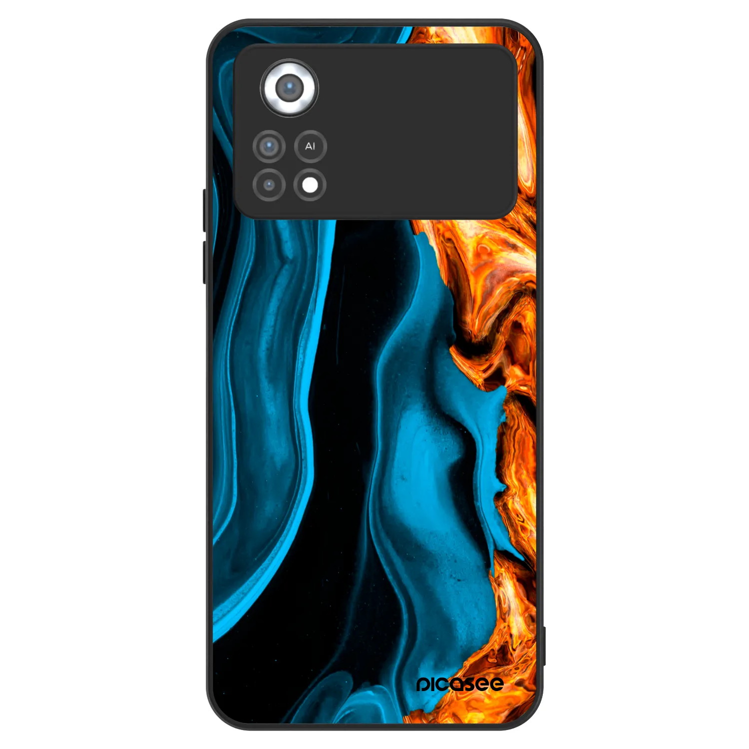 Picasee ULTIMATE CASE na Xiaomi Poco X4 Pro 5G - Gold blue