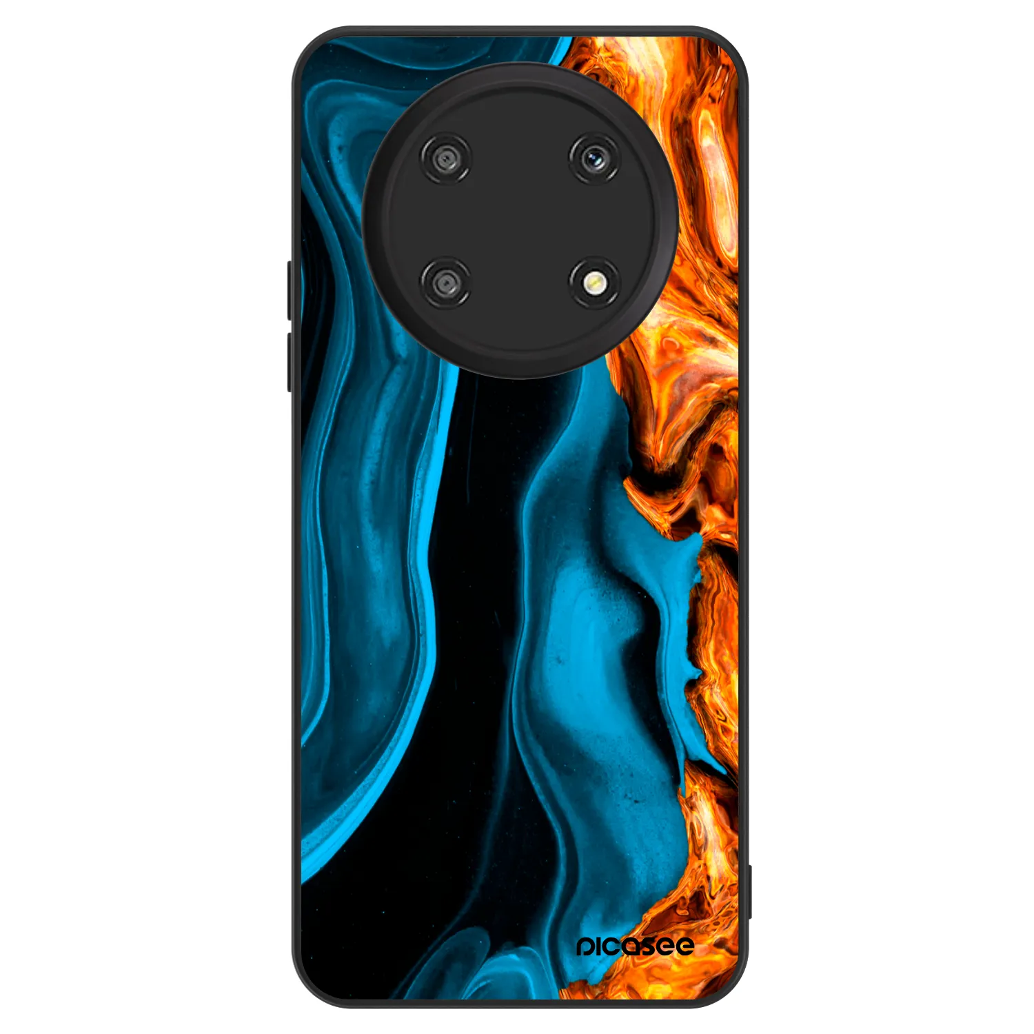 Picasee ULTIMATE CASE na Honor Magic4 Lite 5G - Gold blue