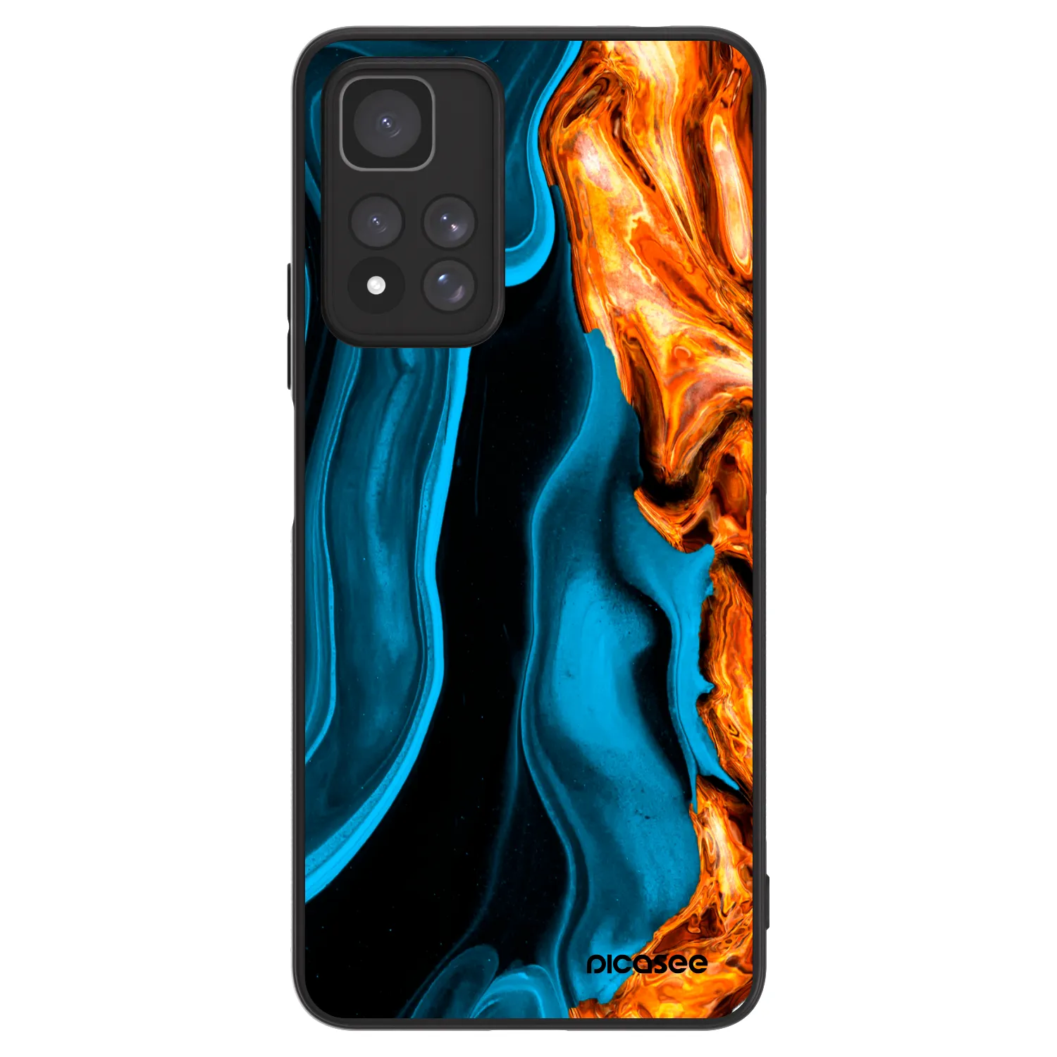 Picasee ULTIMATE CASE na Xiaomi Redmi Note 11 Pro+ 5G - Gold blue