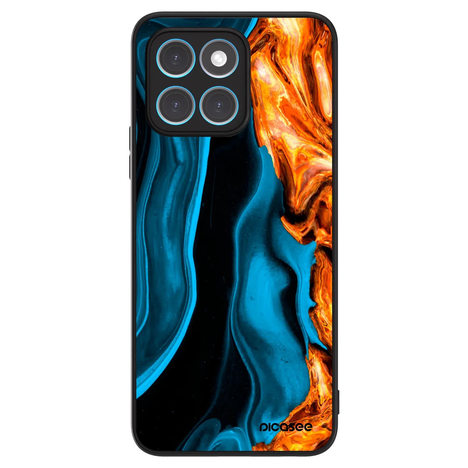 Picasee ULTIMATE CASE na Honor X8 5G - Gold blue