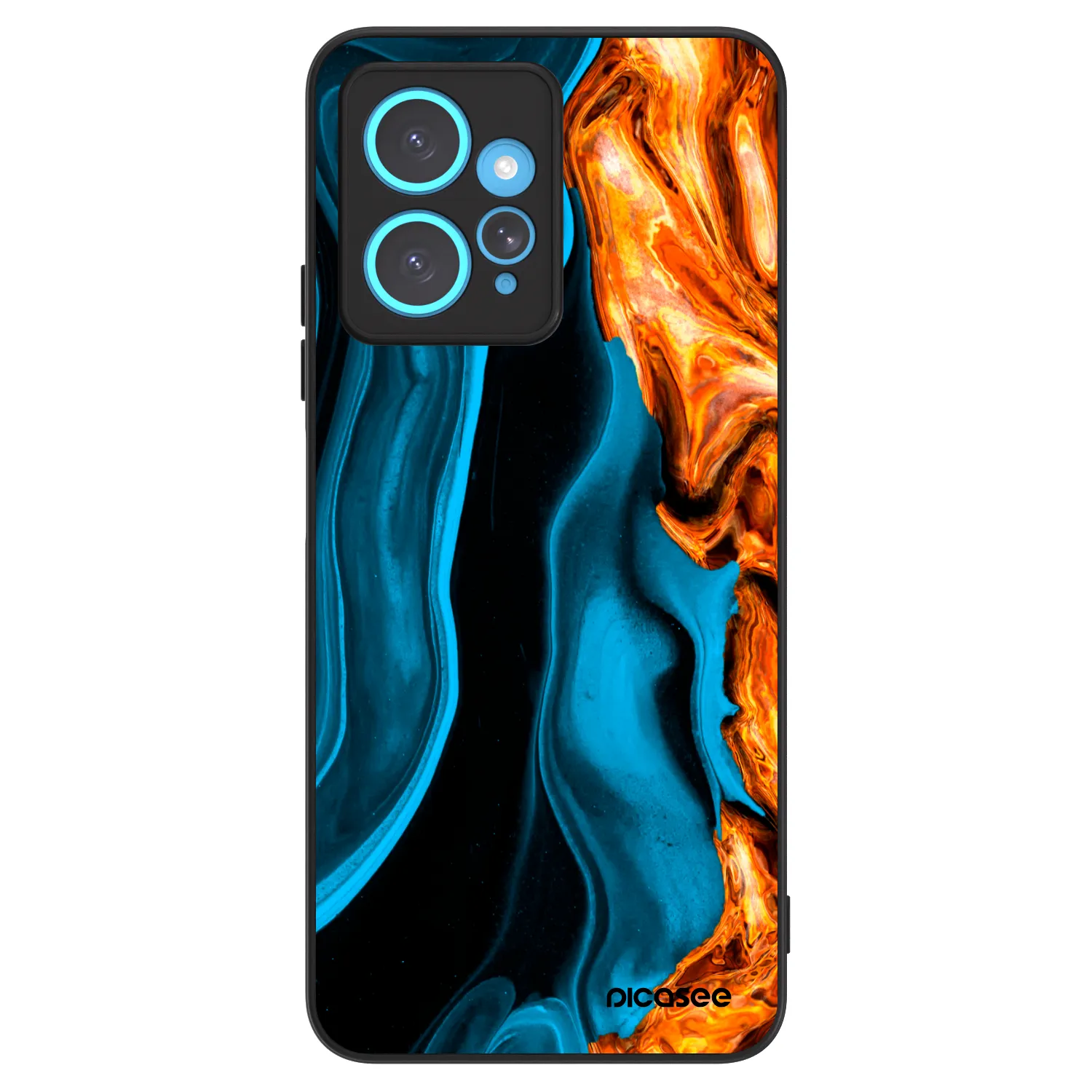 Picasee ULTIMATE CASE na Xiaomi Redmi Note 12 4G - Gold blue