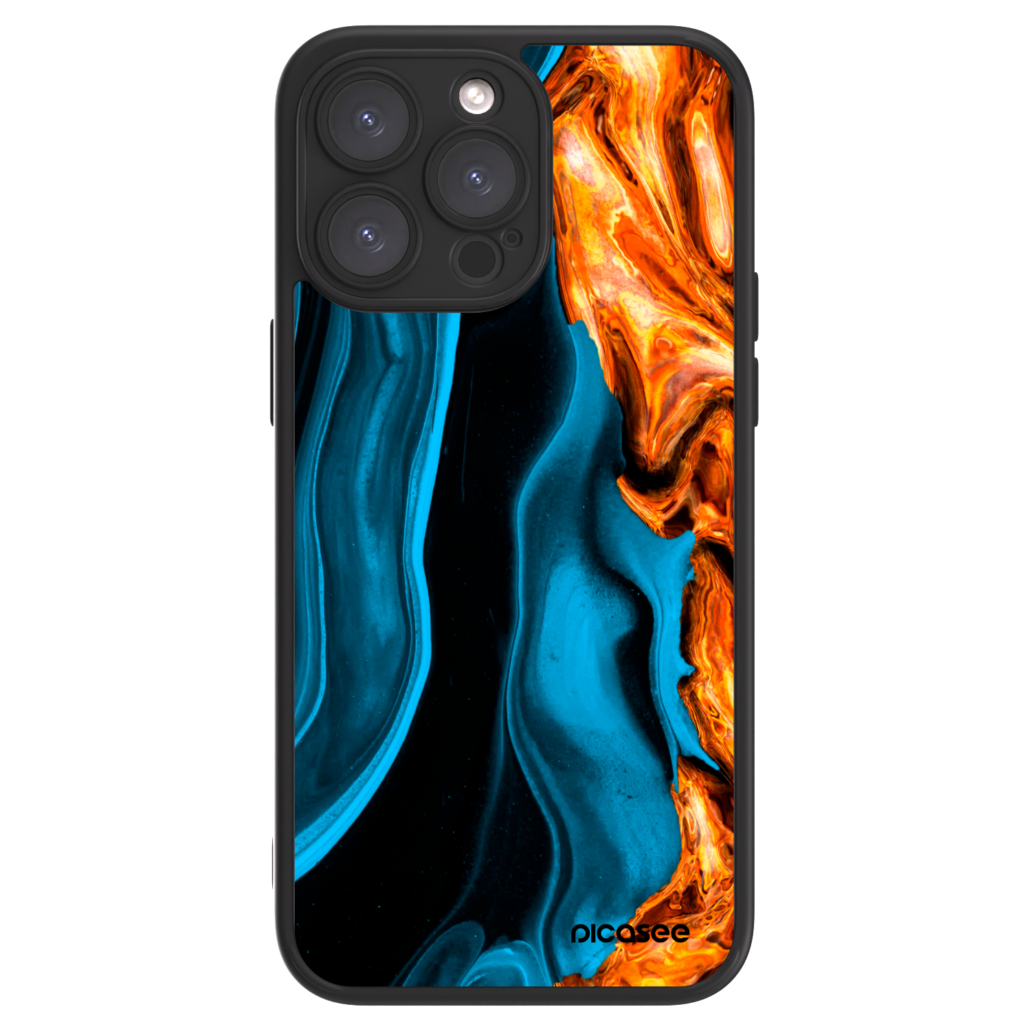 Picasee ULTIMATE CASE na Apple iPhone 15 Pro Max - Gold blue