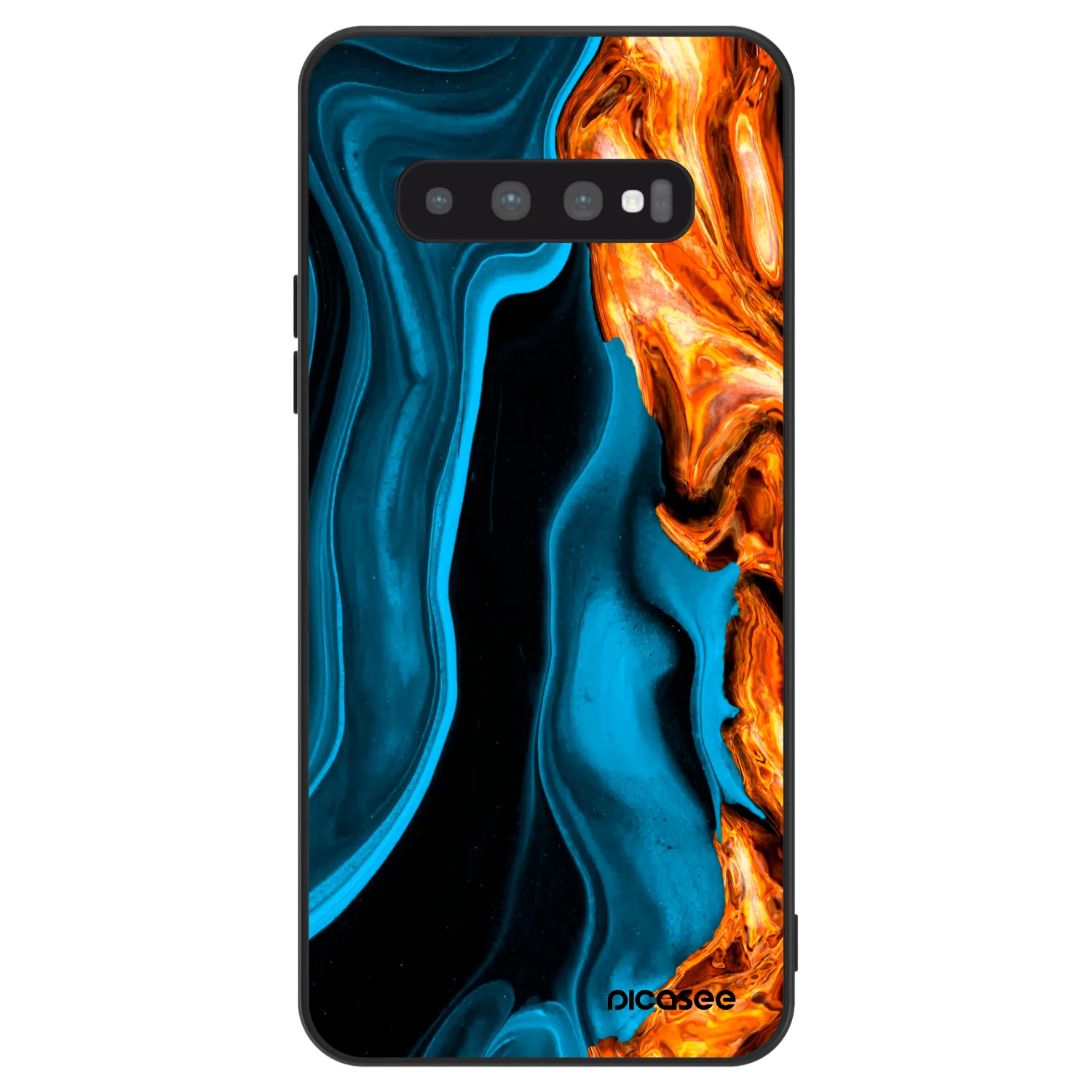 Picasee ULTIMATE CASE na Samsung Galaxy S10 Plus G975 - Gold blue