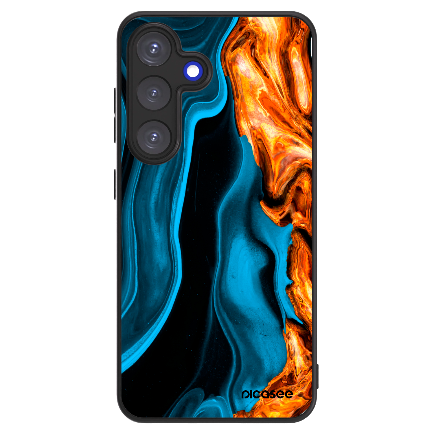 Picasee ULTIMATE CASE na Samsung Galaxy S25 5G - Gold blue